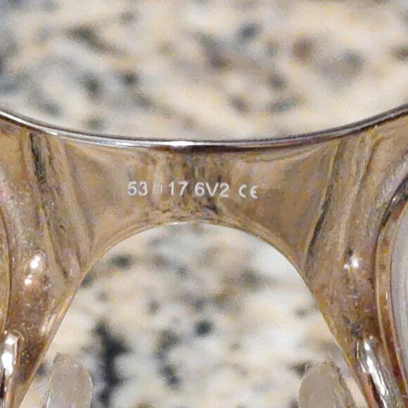 Marc Jacobs Eyeglasses Womens 53-17 Red Gold Cat Eye Clear Frames Designer - Picture 8 of 12